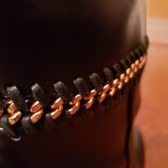 Stella McCartney leather platform chain link boots - Picture 4 of 6